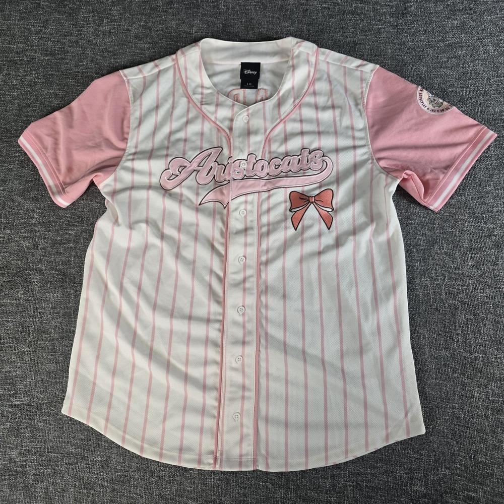 Disney The Aristocats Marie Baseball Jersey Size Large BoxLunch Exclusive